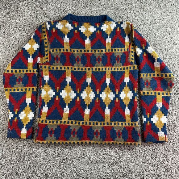 Jantzen Other - VTG 60s Jantzen Wool Mohair Sweater Mens Unisex M Multicolor Western Abstract